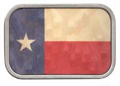 TXWOOD Texas State Flag Wood Buckle